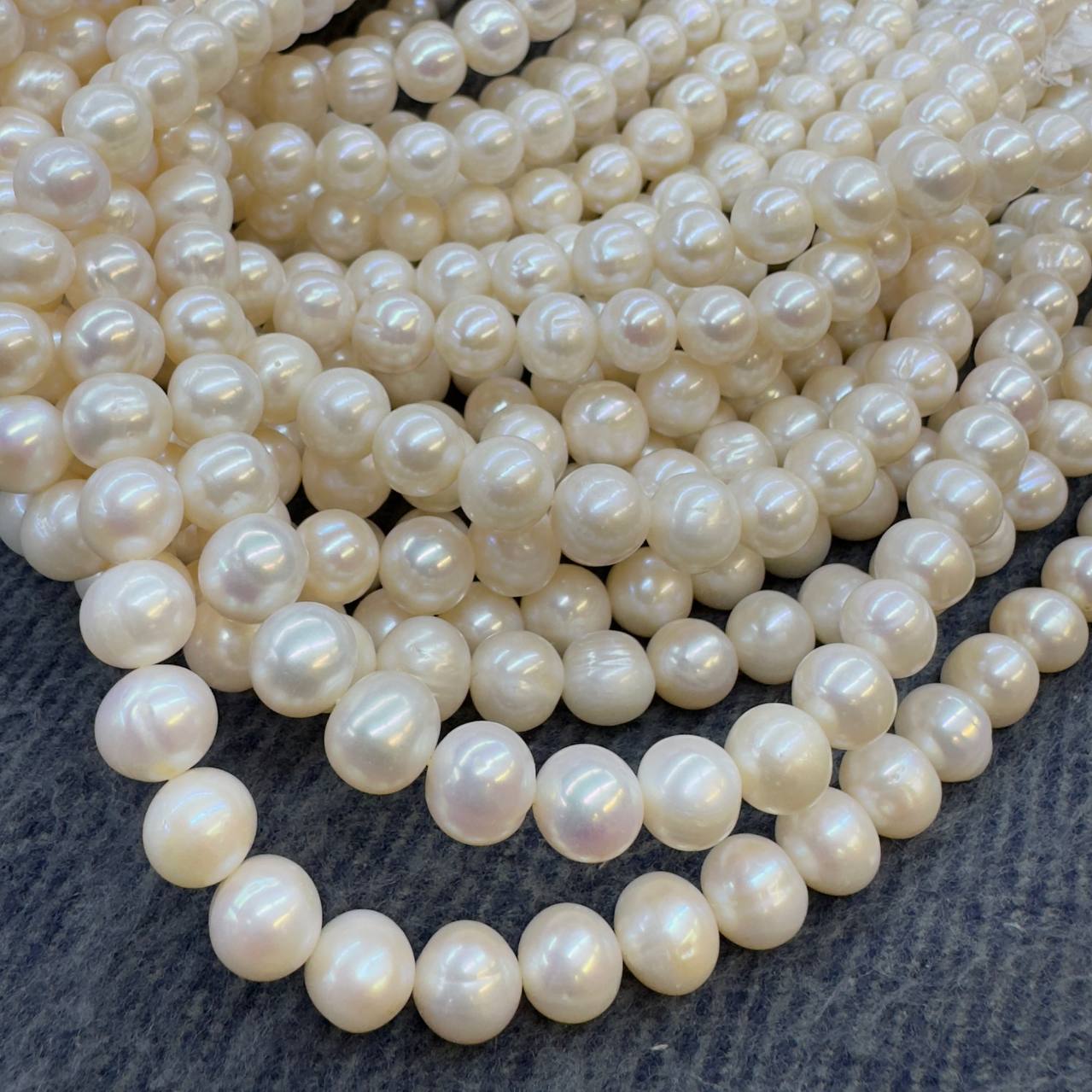 Жемчуг АА культивированный размер 10-10,5мм