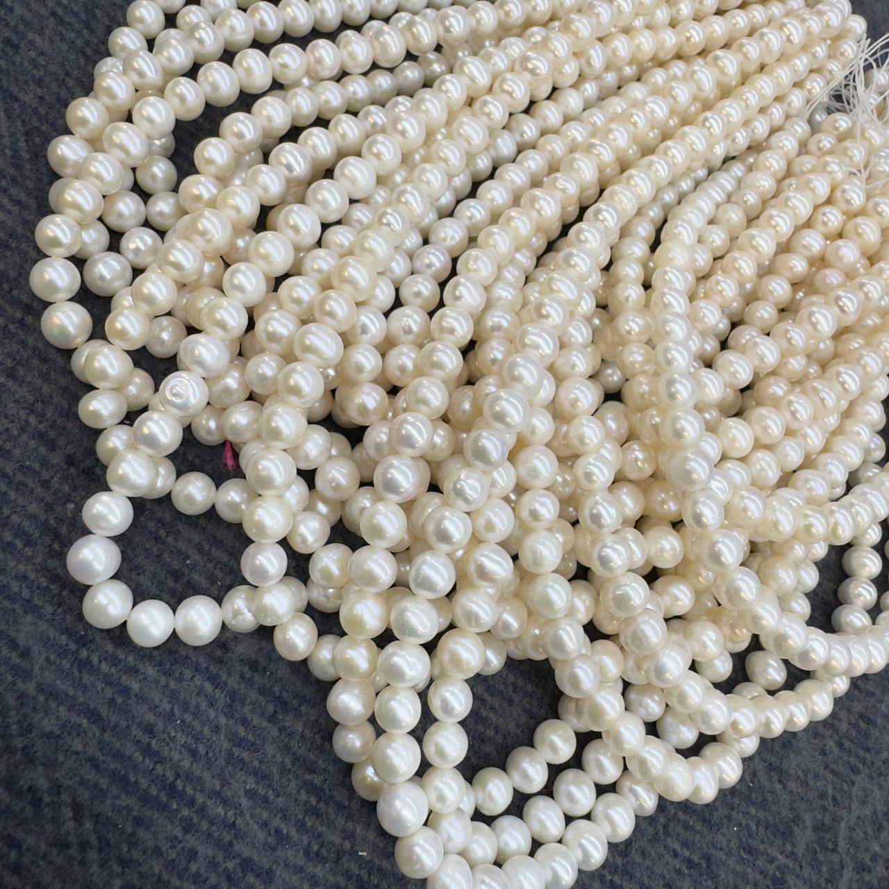 Жемчуг ААА культивированный размер 7-8мм